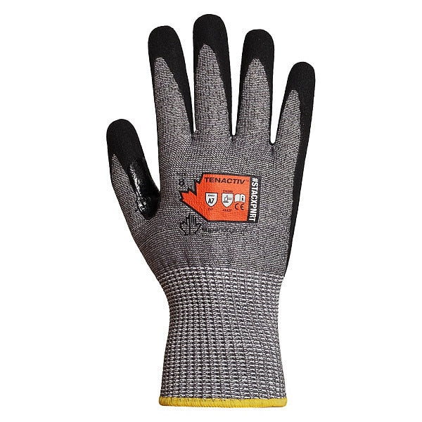 Cut Resistant Coated Gloves, A7 Cut Level, Polyurethane, 9, 1 PR