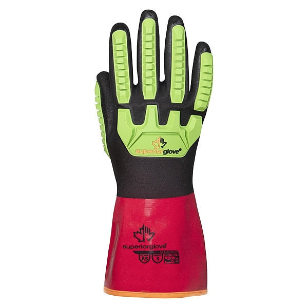 Gloves, A4 Cut, Impact-Resistant, PVC, PR, 10