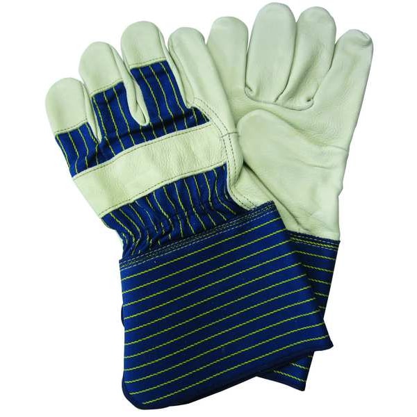 Leather Gloves, Cowhide, XL, PR