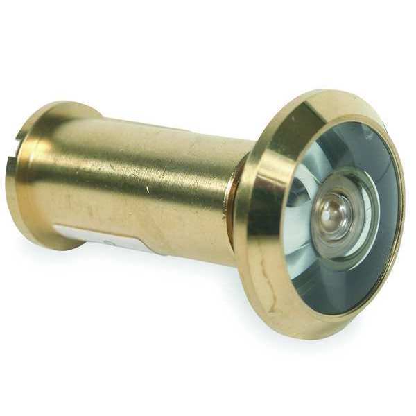 Door Viewer, Brass, 200 Deg Viewing Angle