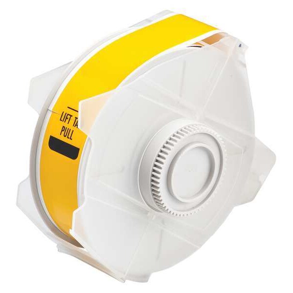 Tape, Yellow, 100 ft. L, 1-1/8 In. W