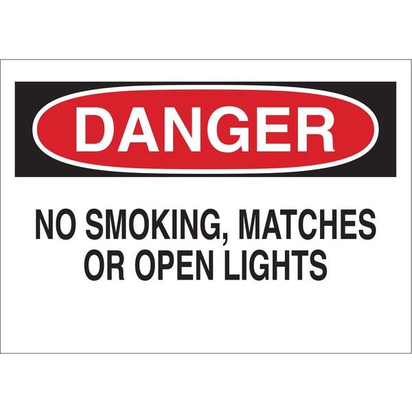 Danger No Smoking Sign, 10