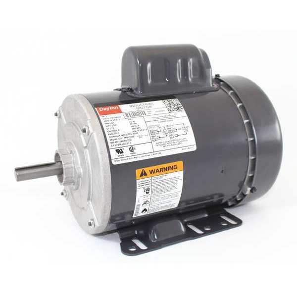 Capacitor-Start General Purpose Motor, 1 HP, 115/208-230V AC Voltage, 56H Frame, 1,725 Nameplate RPM