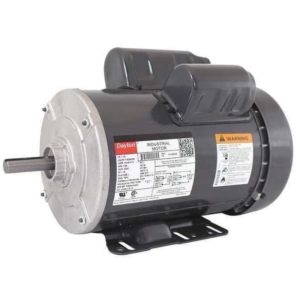 Capacitor-Start/Run General Purpose Motor, 1 1/2 HP, 115/208-230V AC Voltage, 56H Frame