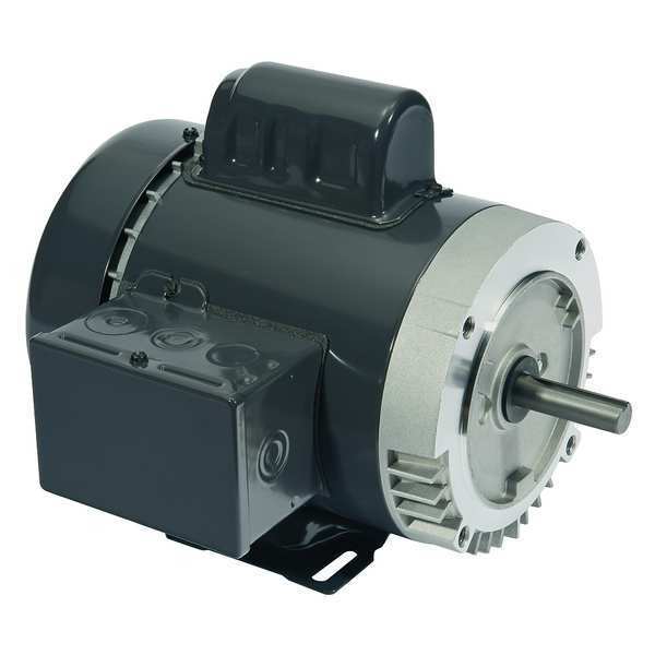 Capacitor-Start General Purpose Motor, 1/2 HP, 115/208-230V AC Voltage, 56C Frame