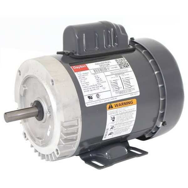 Capacitor-Start General Purpose Motor, 1/3 HP, 115/208-230V AC Voltage, 56C Frame