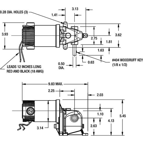 DC Gearmotor, 34.0 in-lb Max. Torque, 90 RPM Nameplate RPM, 90V DC Voltage