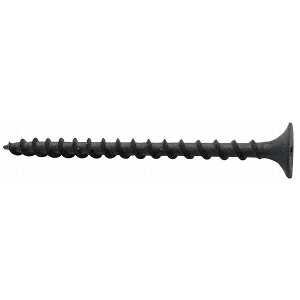 Drywall Screw, #7 x 2 in, Steel, Flat Head Phillips Drive, 200 PK
