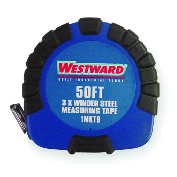 50 ft Tape Measure, 3/8 in Blade