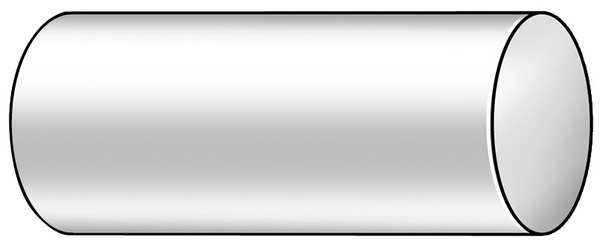 Amber PEI Rod Stock 6 ft. L, 3/8