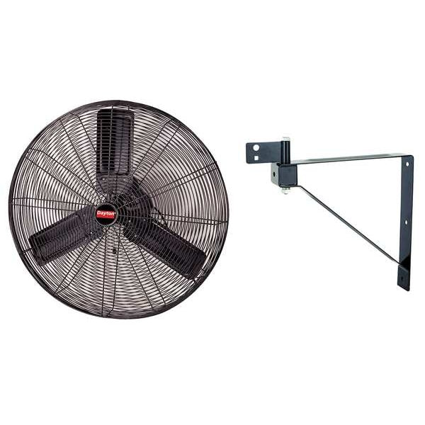 Light Duty Industrial Fan, 30 in, Non-Oscillating, 115VAC, 4650/7250 CFM