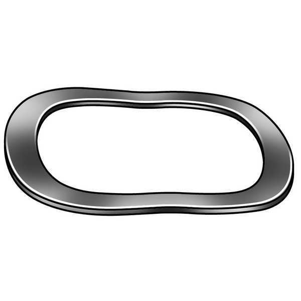 Disc Spring, Wave, 3.25, High Carbon Steel