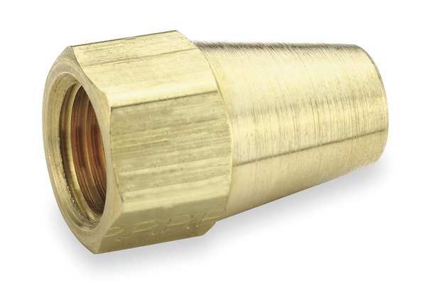 Long Nut, 45 deg, Brass, Tube, 1/2 In., PK10