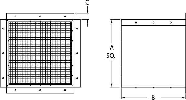 Intake Guard, 14 In.