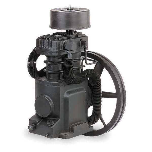 Air Compressor Pump, 5 hp, 2 Stage, 40.64 oz Oil Capacity, 1 Cylinder