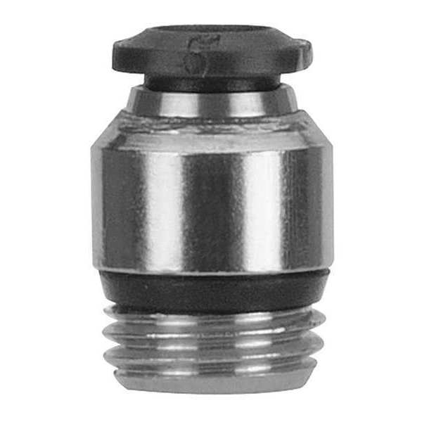 Male Connector, 4mm Tube Sz, Brass, PK5