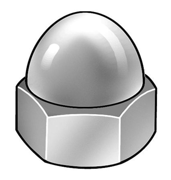 Extra Low Crown Cap Nut, 1