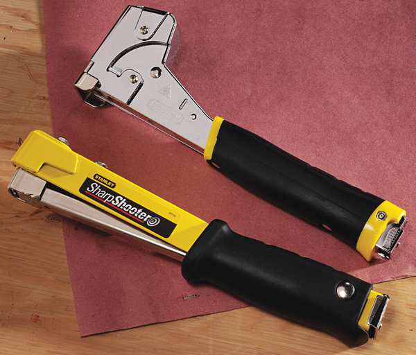 Heavy Duty Manual Hammer Tacker, Staple Capacity 168