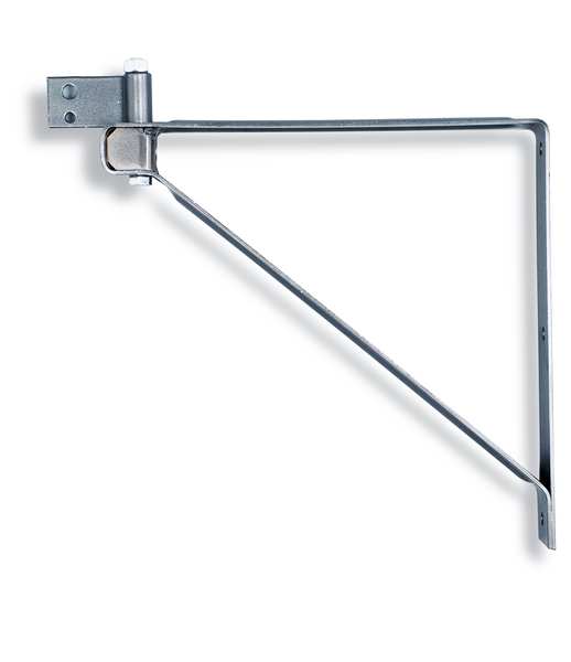 Mounting Bracket, 14 1/2 in H, Steel, Includes Secondary Safety Support Cable