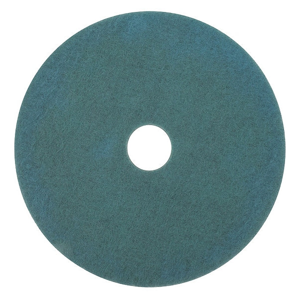 Burnishing Pad, 19 In, Aqua, PK5