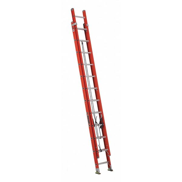 Fiberglass Extension Ladder, 300 lb Load Capacity