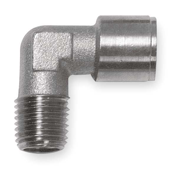 Nickel Plated Brass Street Elbow, MNPT x FNPT, 1/8