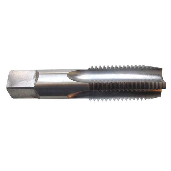 Straight Flute Hand Tap , M8-1.00 , Taper , 4 Flutes, Metric Fine