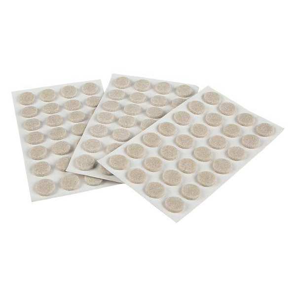 Felt Pads, Self-Stick, Round, 3/8