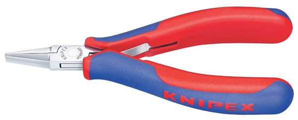 5 1/4 in Flat Nose Plier Ergonomic Handle
