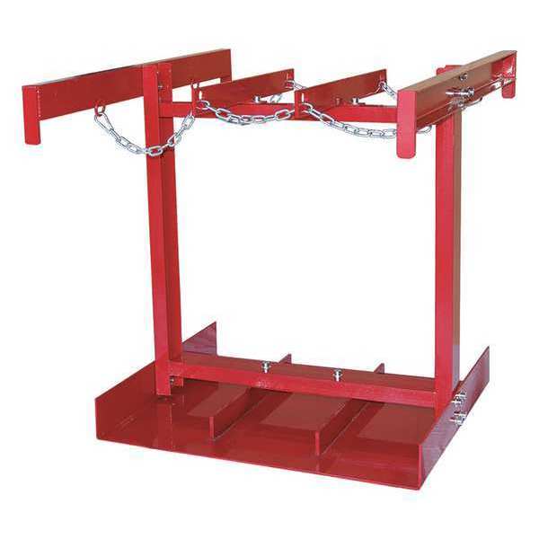 Cylinder Caddy, Forklift, Red