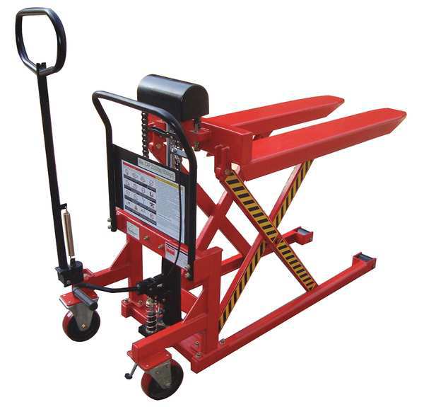Manual Pallet Lifter, 2200 lb., 27 in. W