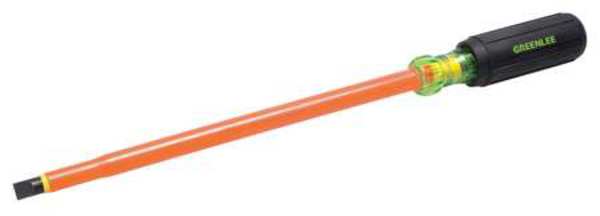 Insulated Slotted Screwdriver 3/8 in Round