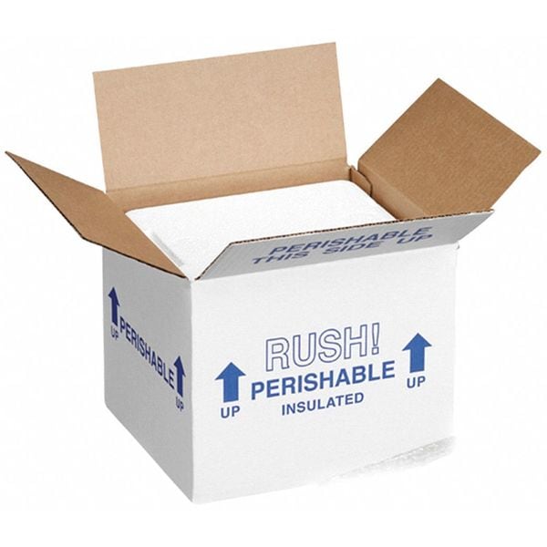 Insulated Shipping Bio Foam & Carton, 1-5 Day, PK2