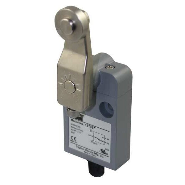 Limit Switch, Roller Lever, Rotary, SPDT, 10A @ 300V AC