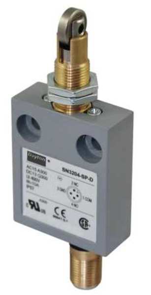 Limit Switch, Cross Roller, Plunger, SPDT, 10A @ 300V AC
