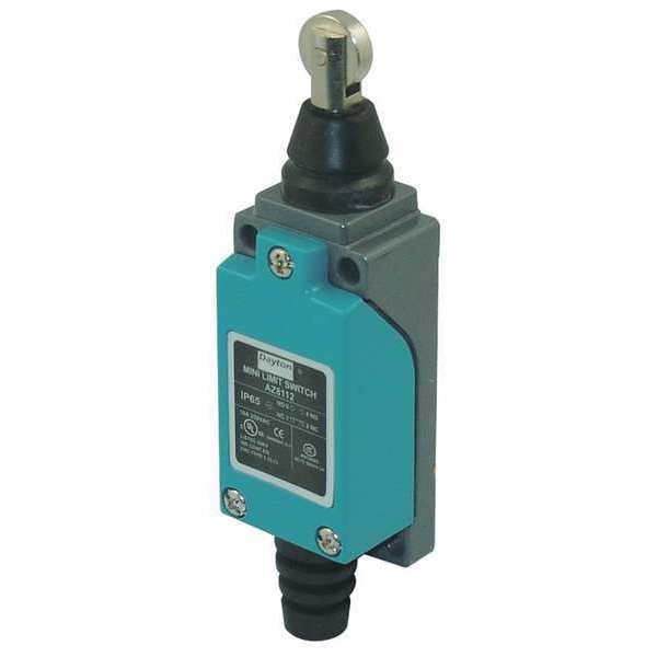 Limit Switch, Plunger, Roller, SPDT, 10A @ 300V AC