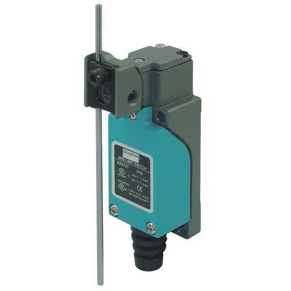 Limit Switch, Adjustable Rod, Rotary, SPDT, 10A @ 300V AC