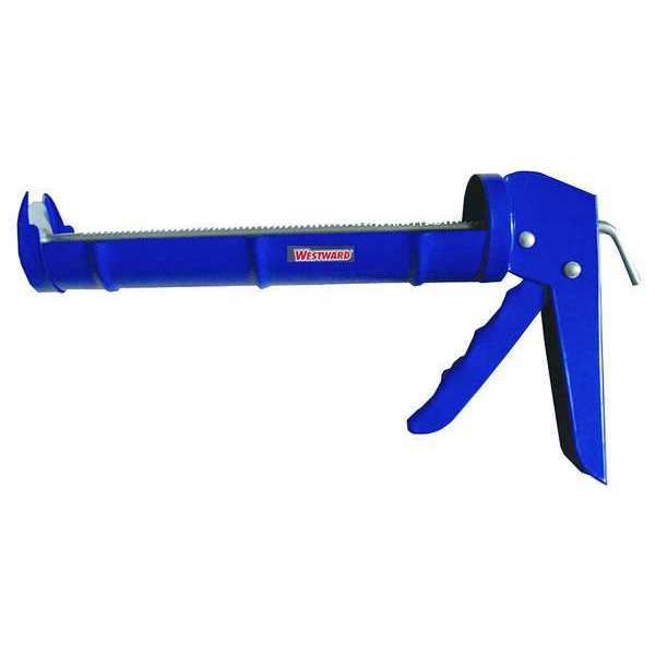 Caulk Gun, Blue, Steel, 10 oz