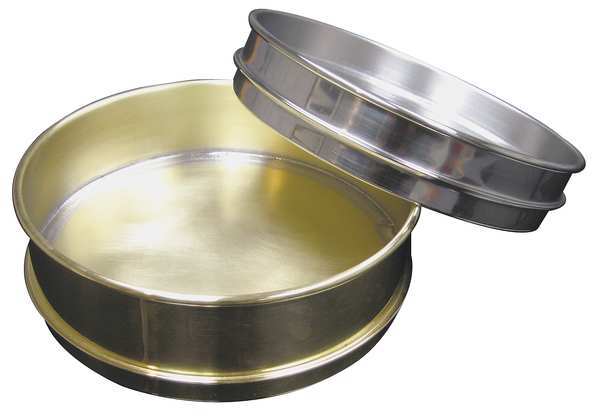 Pan, Brass, 12 In Dia, 4 In D