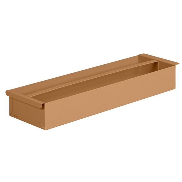 Tool Tray, 27-5/8 in. Lx8 in. W, Steel, Tan