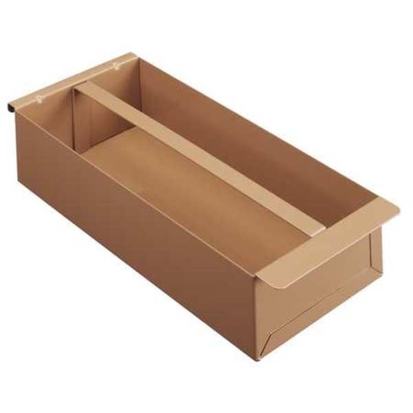 Tool Tray, 16-5/8 in. Lx8 in. W, Steel, Tan