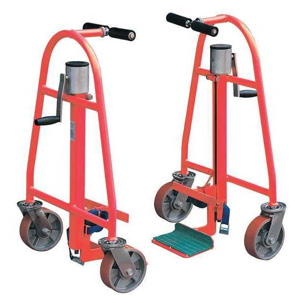 Machinery Mover, Manual, 1,320 lb. Cap, PK2
