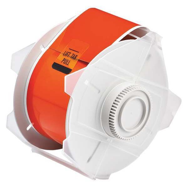 Tape Cartridge, Orange, 50 ft. L