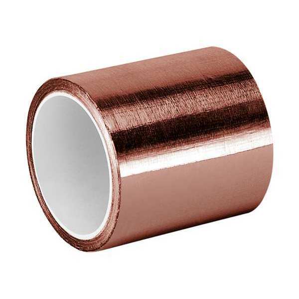 Shielding Foil Tape, 4 In. x 6 Yd., Copper