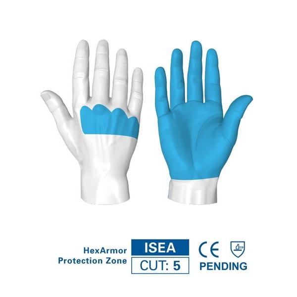 Cut Resistant Gloves, A8 Cut Level, Uncoated, M, 1 PR