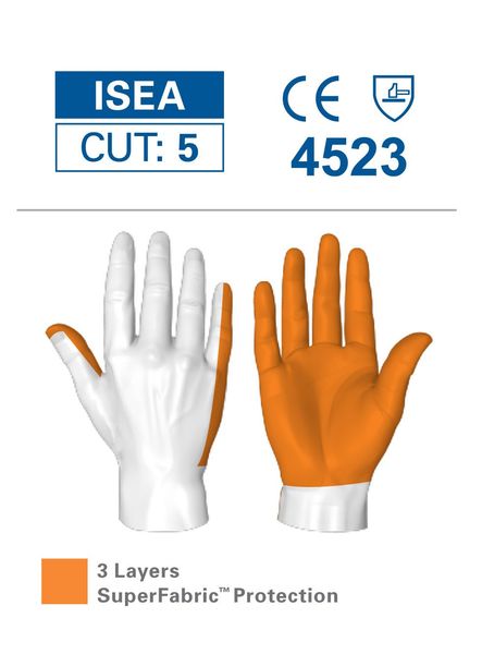 Cut Resistant Gloves, A9 Cut Level, Uncoated, S, 1 PR