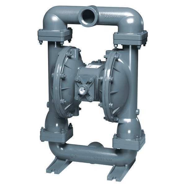Double Diaphragm Pump, Aluminum, Air Operated, Buna N, 150 GPM