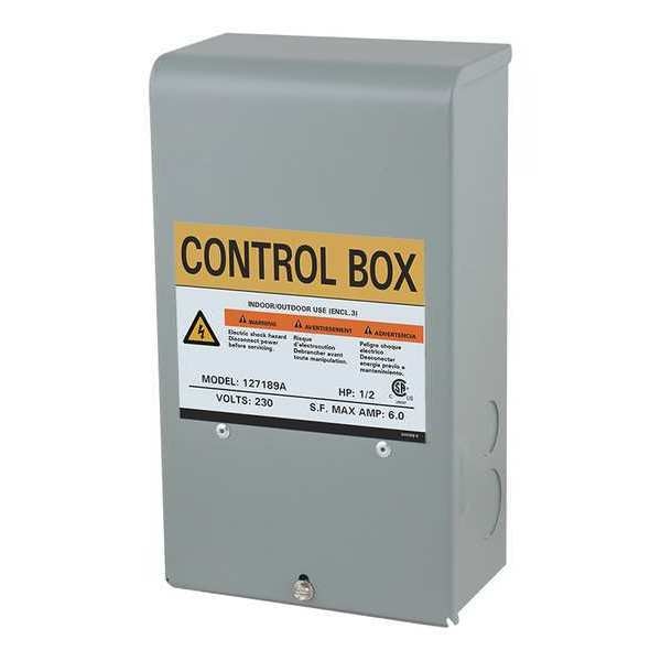 Control Box, Submersible Well Pump, 1/2 HP