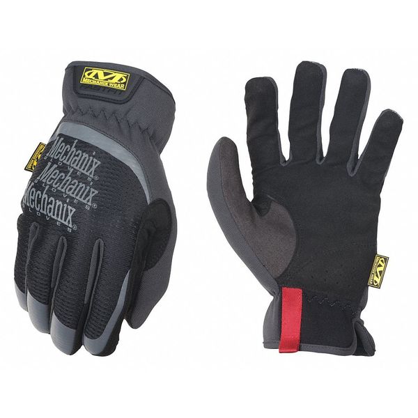 Mechanics Gloves, FastFit, TrekDry Material, High Dexterity, Black, 2XL, 1 Pair
