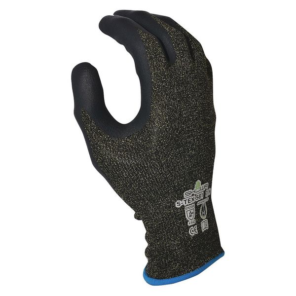 Cut Resistant Coated Gloves, A5 Cut Level, Foam Nitrile, 2XL, 1 PR